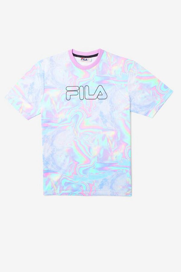 Camisetas Fila Homem Multicoloridas - Fila Rowan Loja Online Portugal,JBNU-98506